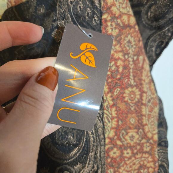 Anu Tote Paisley Boho Bag‎ Magnet Patchwork Tapestry Market Shopping Upcycled - Picture 4 of 10